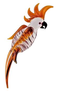 Preview: höhenverstellbarer Orchideenstab, Kakadu mit geschl. Flügeln (transp.-braun) Preview: höhenverstellbarer Orchideenstab, Kakadu mit geschl. Flügeln (transp.-braun)